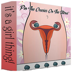 Pin Ovaries on Uterus