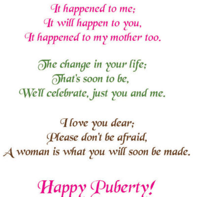 Puberty Happens Inside