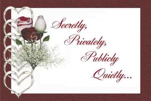 Privately, Secretly